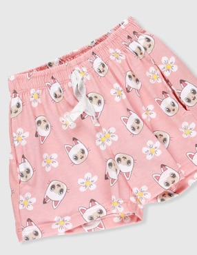 Conjunto pijama Gabby's Dollhouse Pandy Flowers para niña