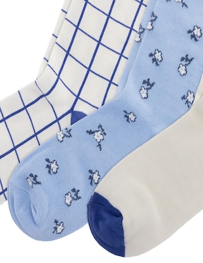 Set de calceta Polo RL de algodón para niña 3 pares