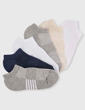 Set de tín Punto Blanco de algodón para niña 6 pares