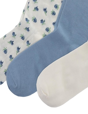 Set de calceta Polo Ralph Lauren de algodón para niña 3 pares
