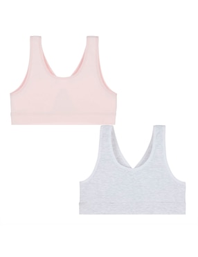 Set Top Skiny Coquette de algodón para niña