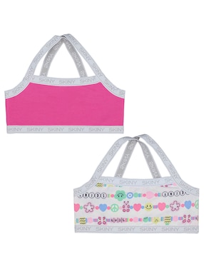 Set top skiny de algodón para niña