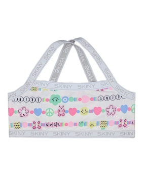 Set top skiny de algodón para niña
