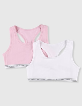Set brassiere racer back Polo Ralph Lauren para niña