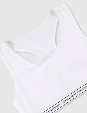 Set brassiere racer back Polo Ralph Lauren para niña