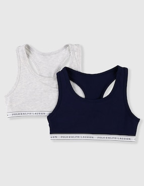 Set brassiere deportivo Polo Ralph Lauren para niña