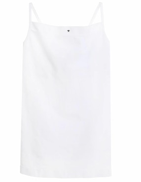 Camiseta Cuello Redondo Punto Blanco Para Niña