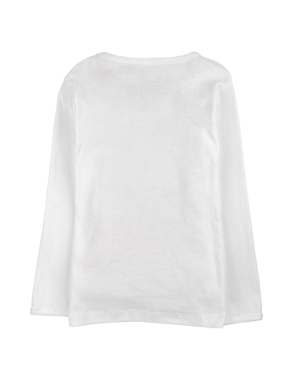 Camiseta cuello redondo para niña 2
