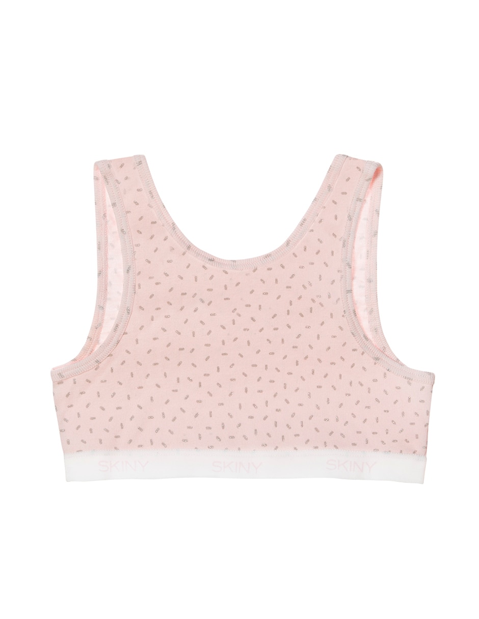 TOP SKINY TOP NATURAL COTTO, 8, BLANCO