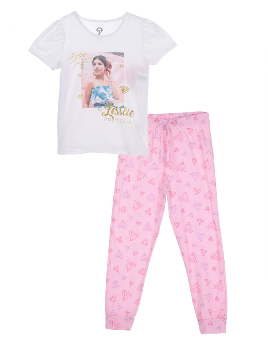 Pijama Los Polinesios algodón para niña 