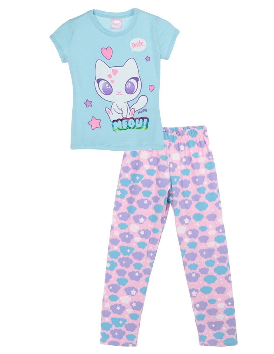 Conjunto pijama estampada Onix algodón para niña en Liverpool