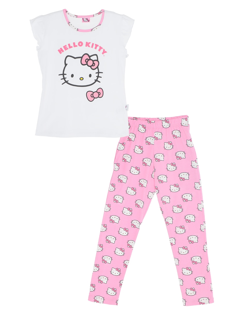 Conjunto pijama Hello para niña
