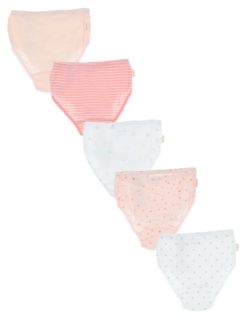 Set panty algodón para niña 2