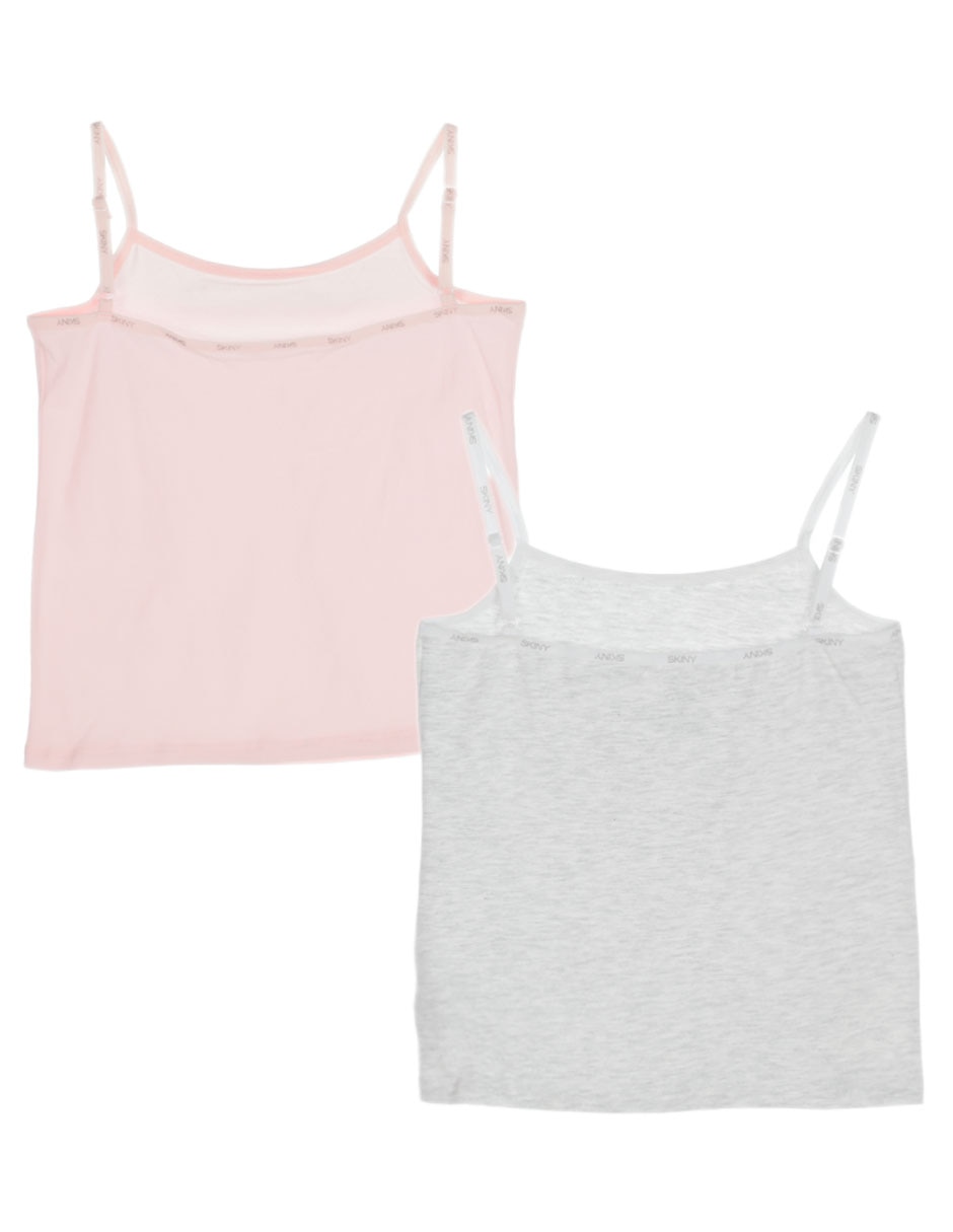 Set camiseta cuello redondo para niña 2