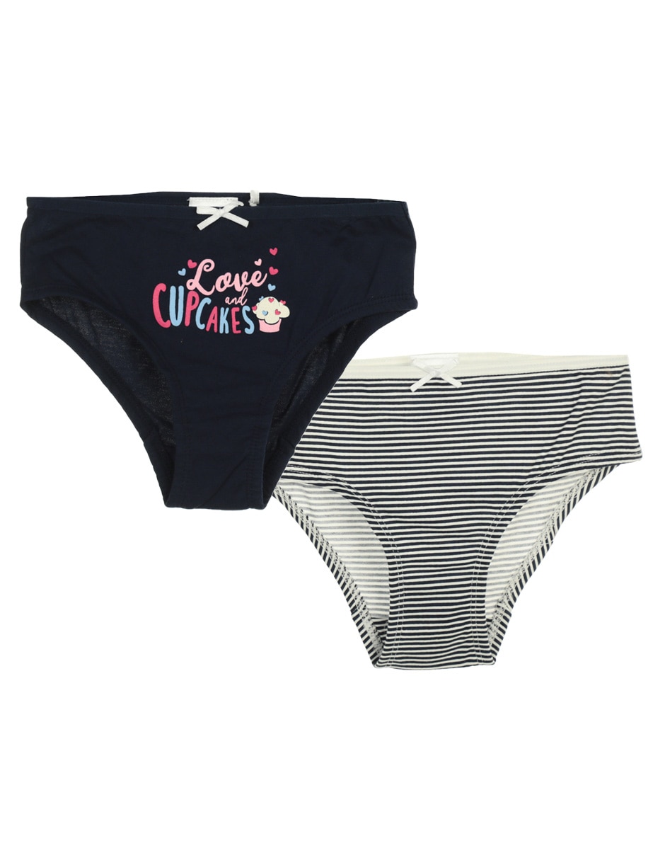 Set panty de algodón para niña 1