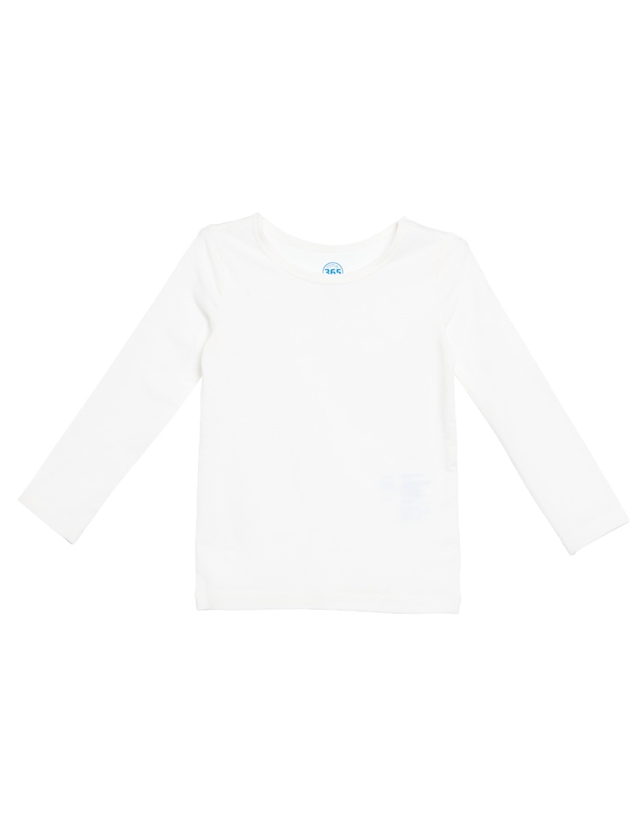 Camiseta térmica cuello redondo para niña