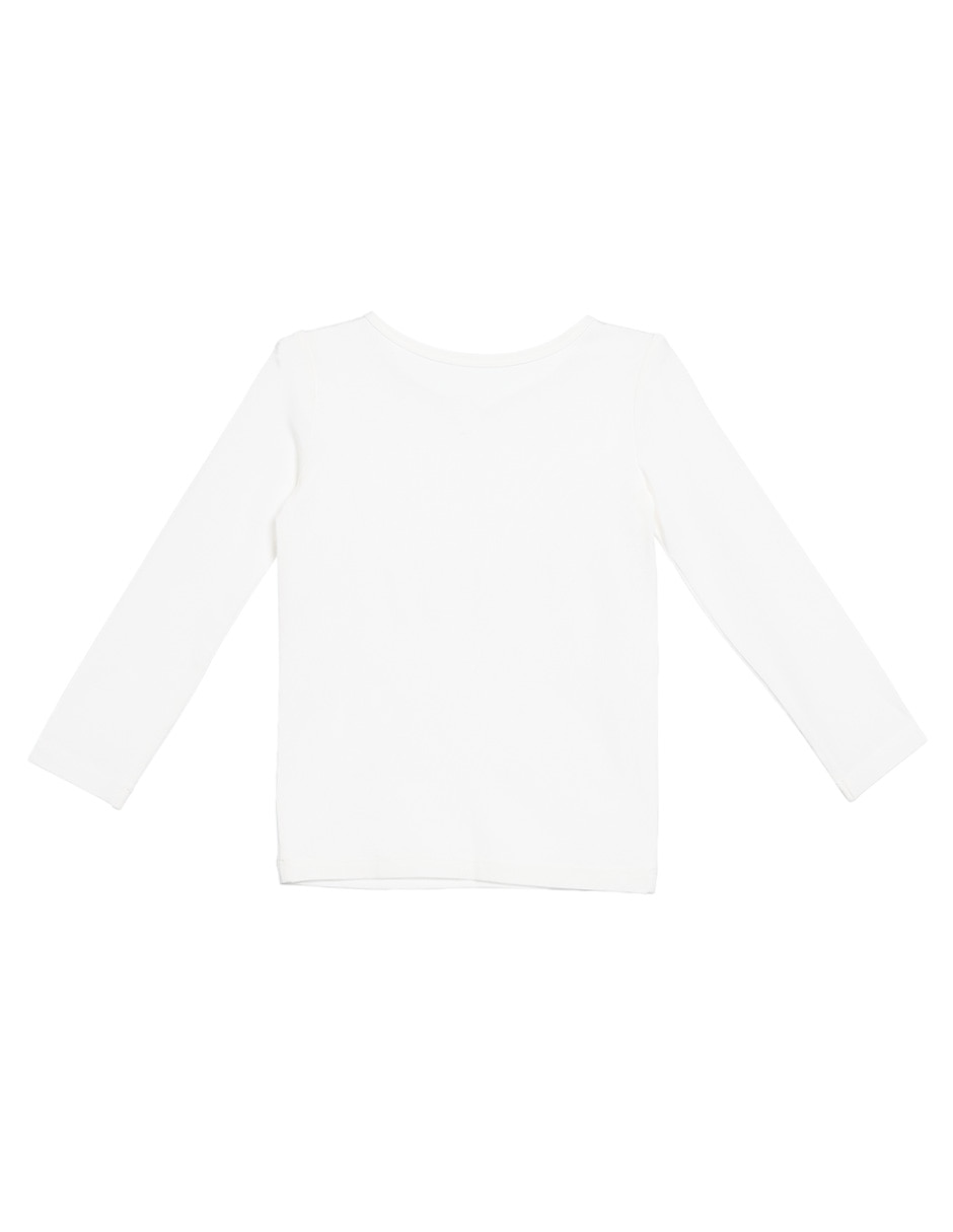 Camiseta térmica cuello redondo para niña 3