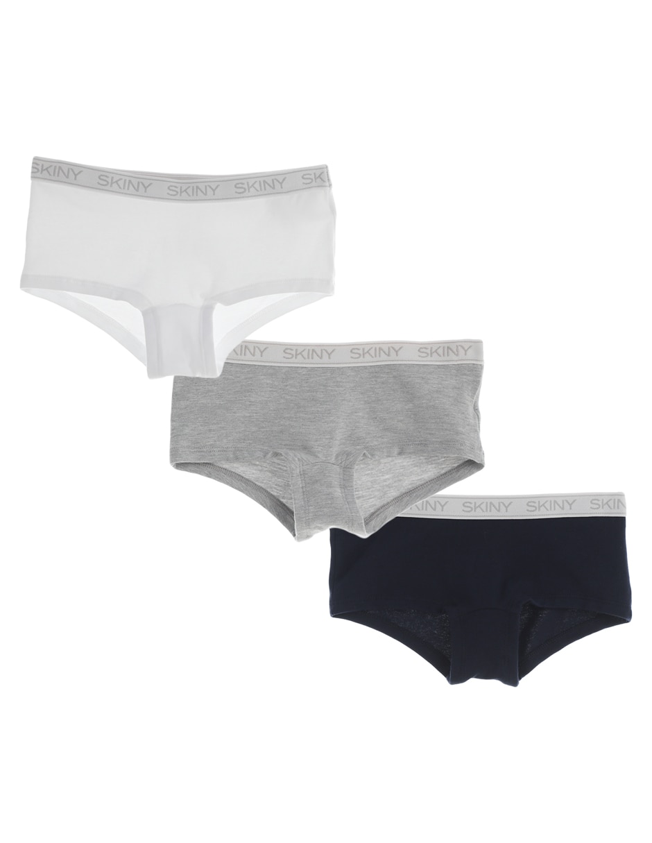 Set bóxer de algodón para niña