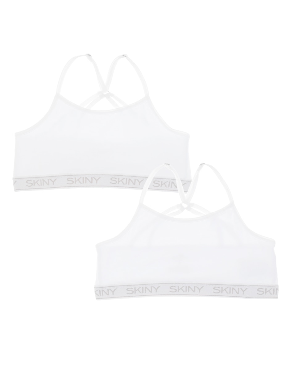 Set corpiño de algodón para niña