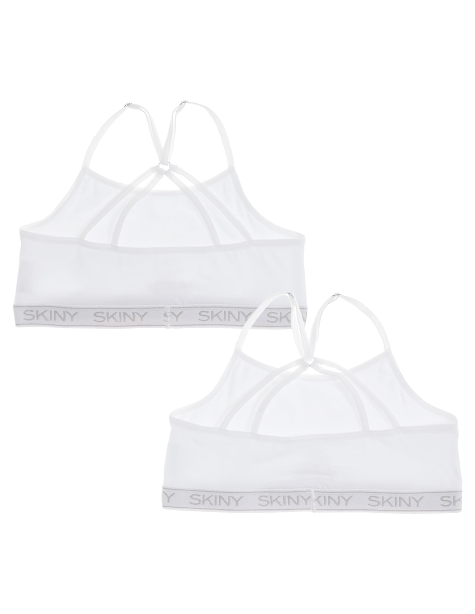 Set corpiño de algodón para niña 2