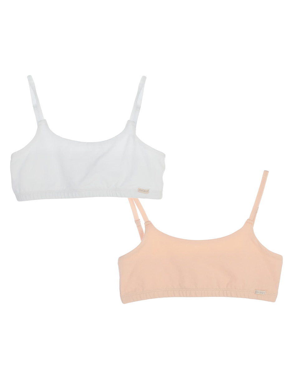 Set corpiño de algodón para niña