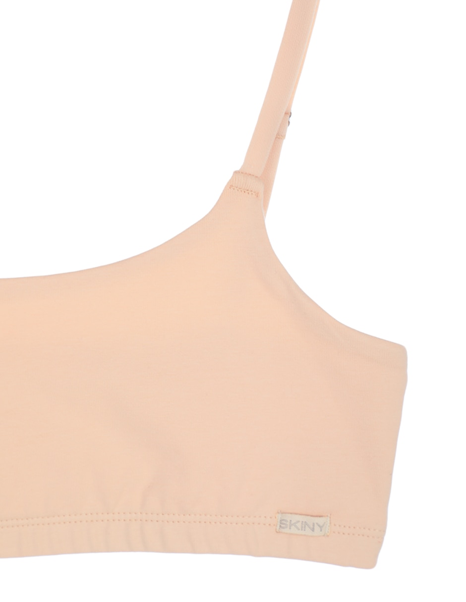 Set corpiño de algodón para niña 3