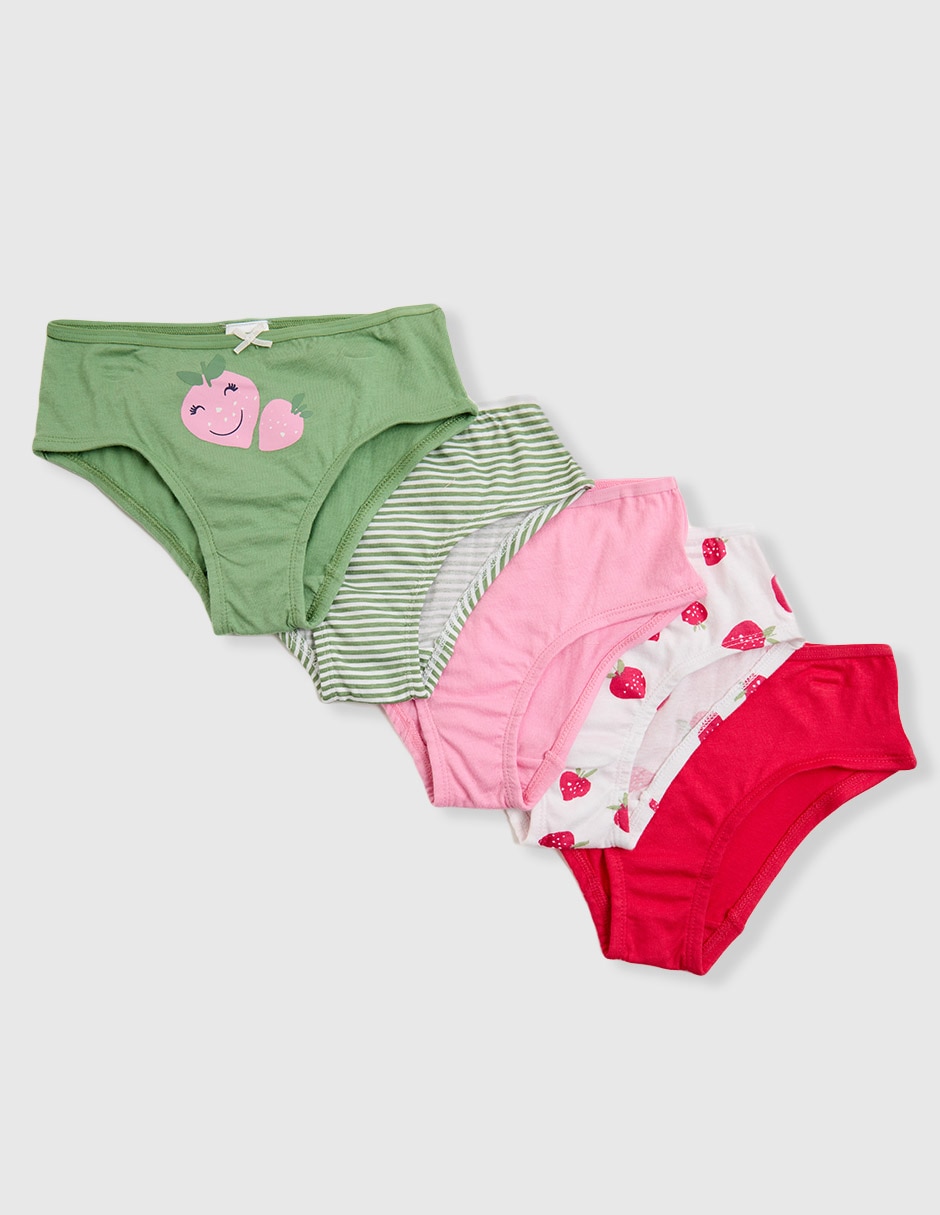 Set calzón de algodón para niña