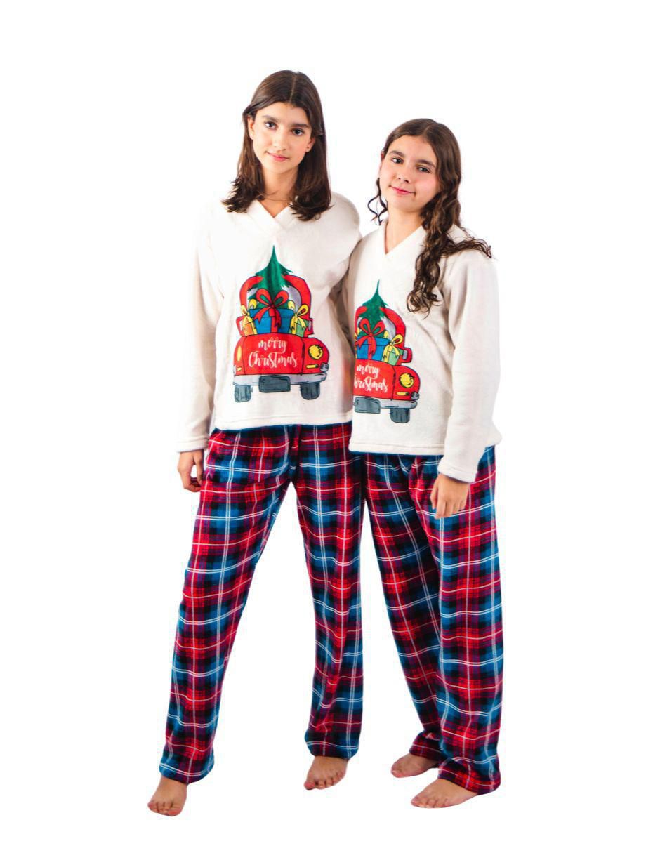 Conjunto pijama Navidad para niña 3