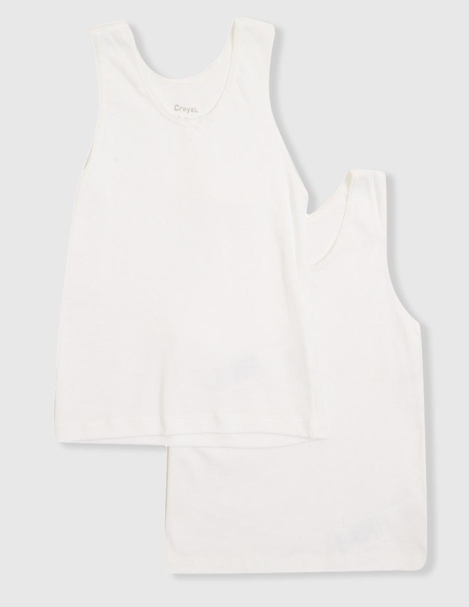 Set camiseta cuello redondo para niña