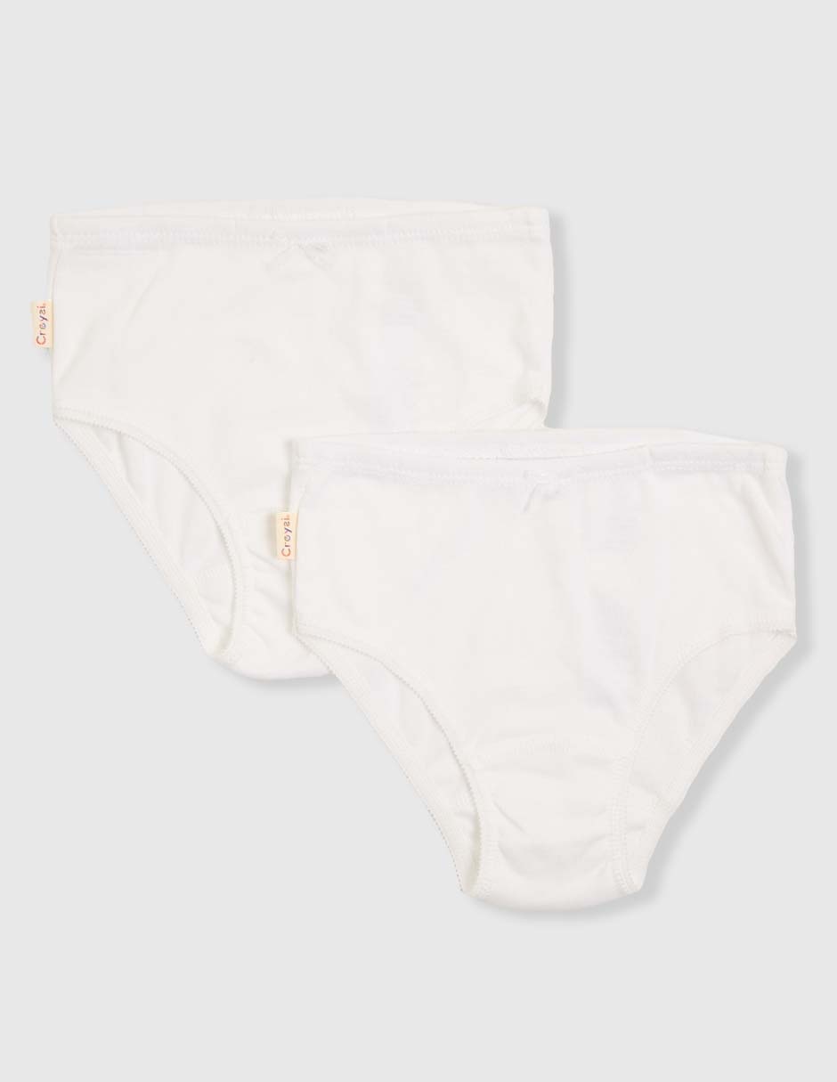 Set calzón de algodón para niña
