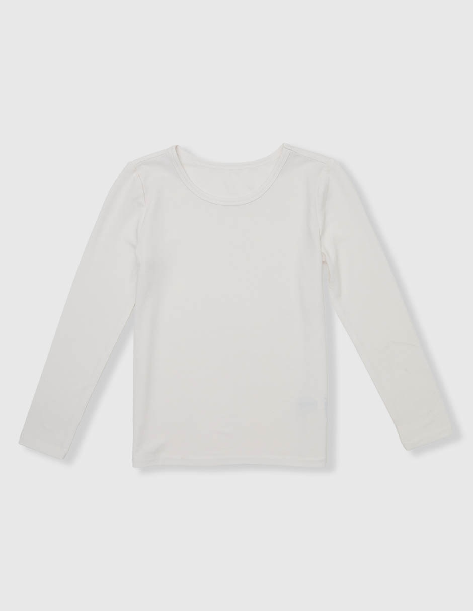 Camiseta cuello redondo para niña