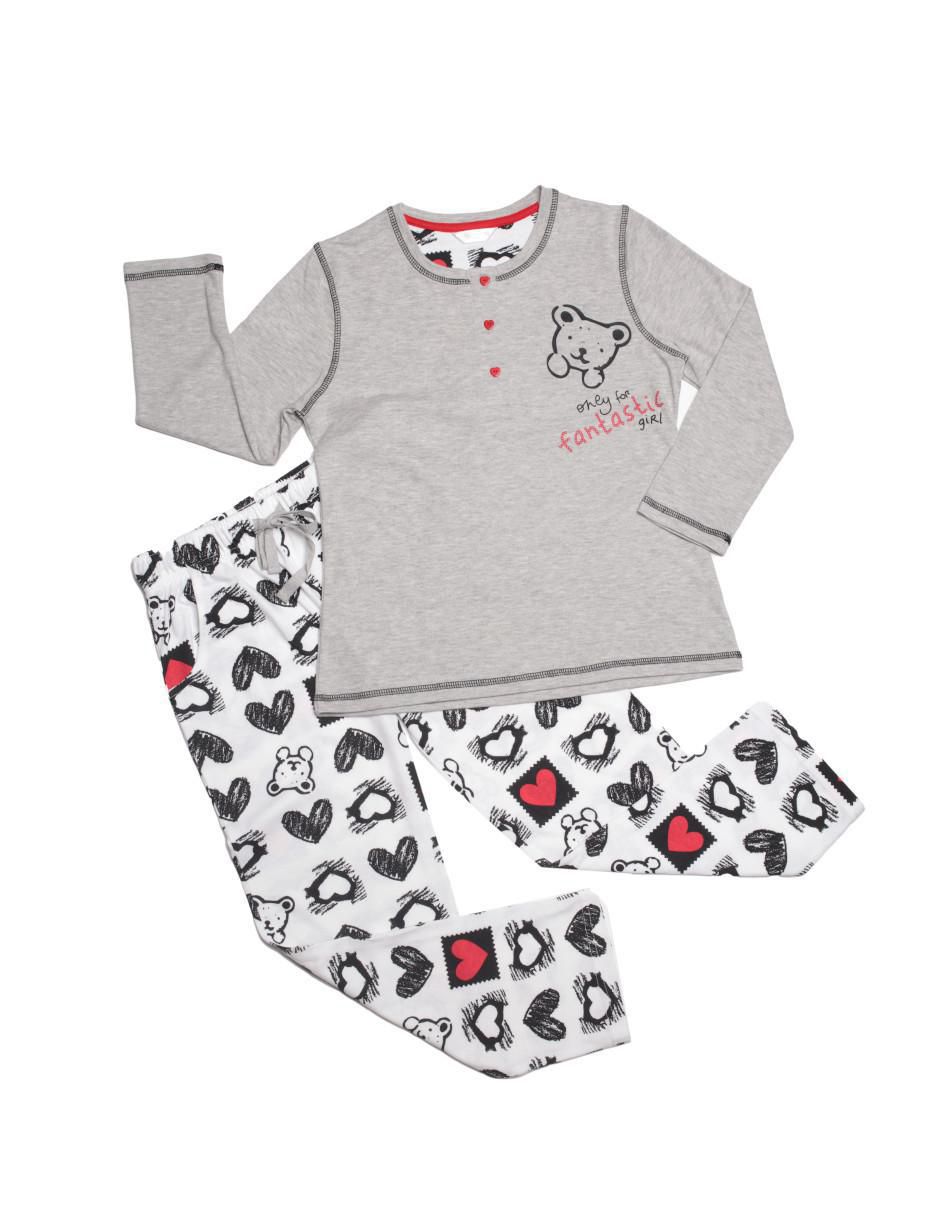 Conjunto pijama oso para niña