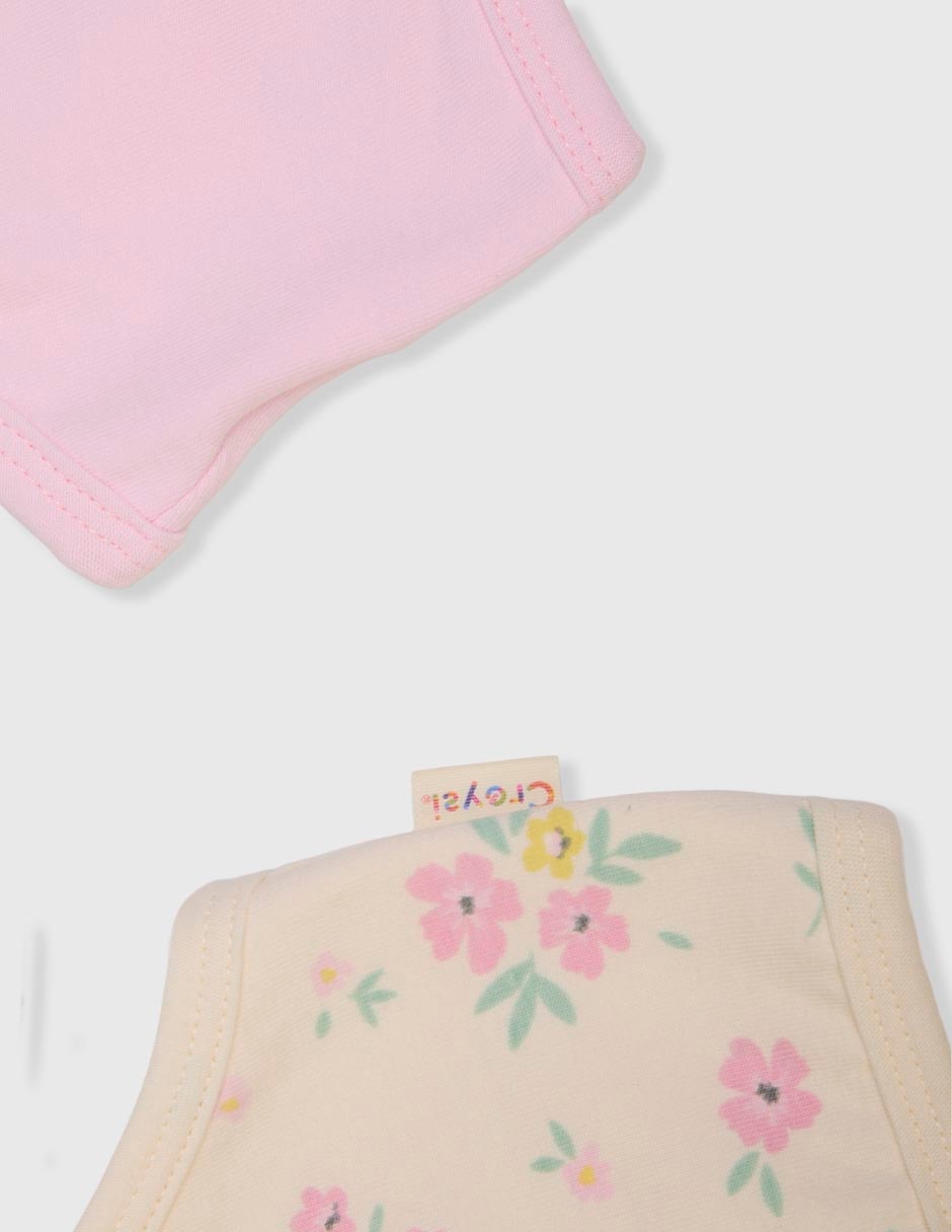 Set corpiño de algodón para niña 3