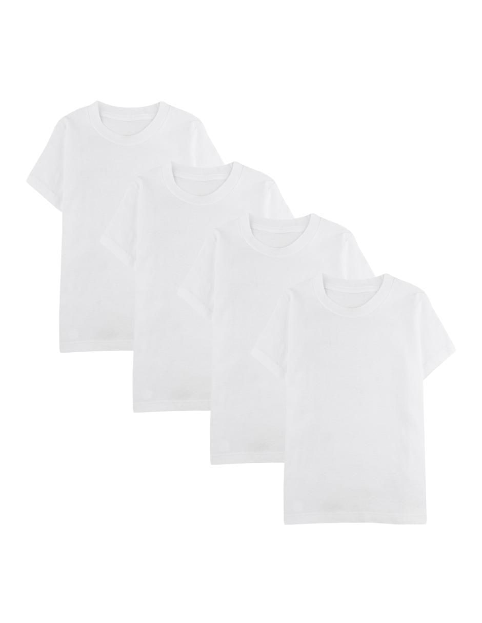 Set camiseta cuello redondo para niña