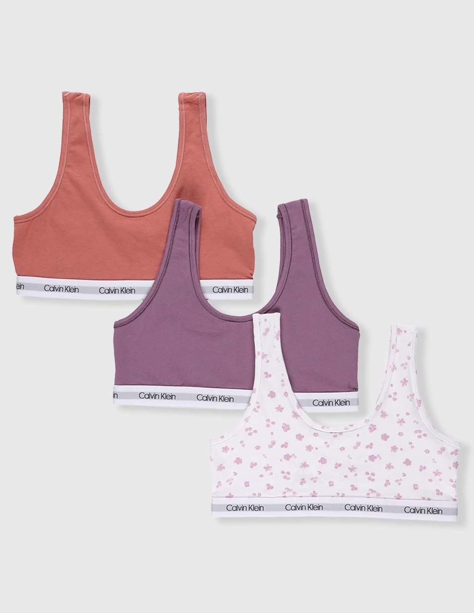 Set corpiño de algodón para niña