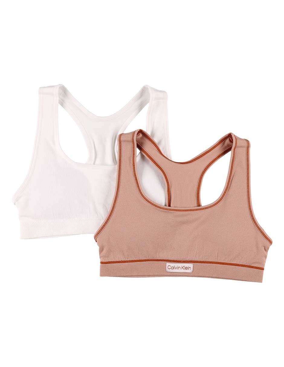 Set brassier deportivo con copa seamless para niña