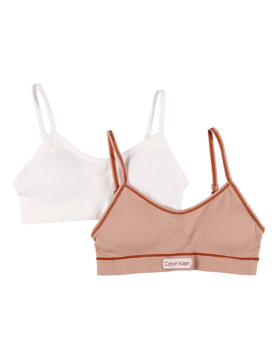 Set Brassiere copa removible seamless para niña