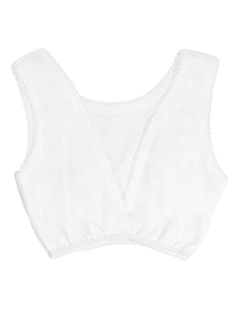 Set corpiño  de algodón para niña 2