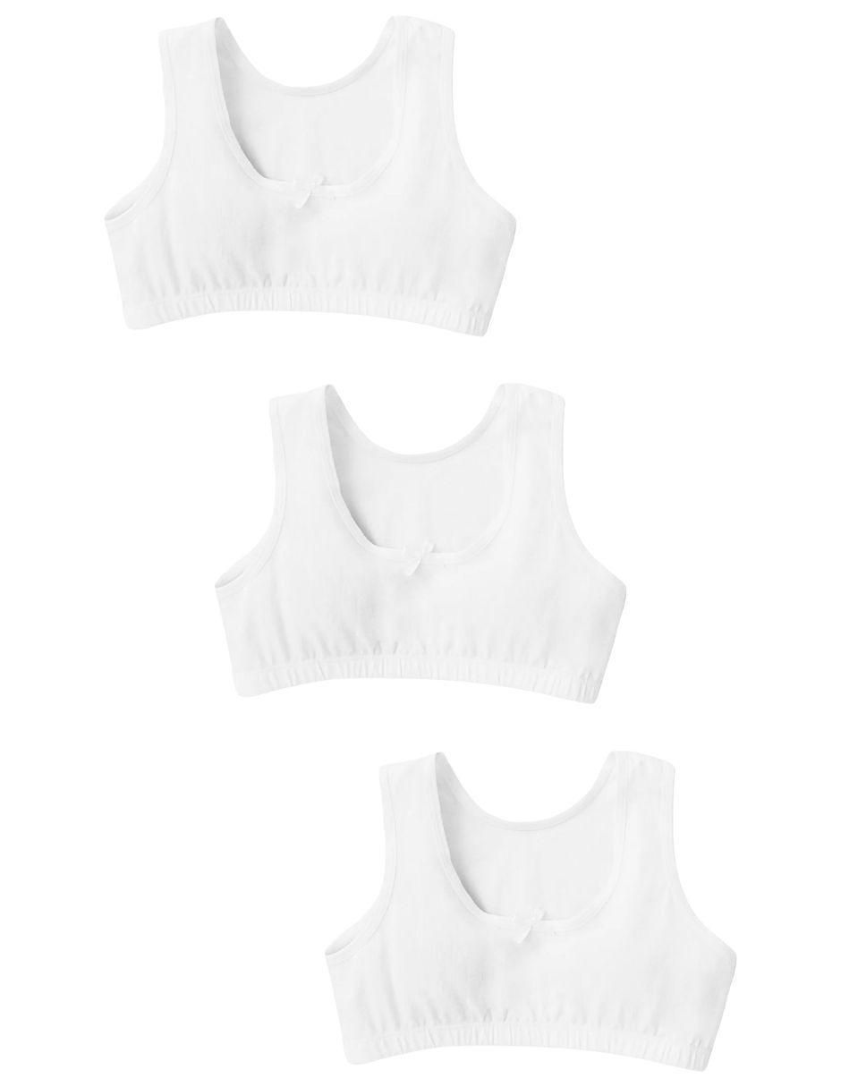 Set corpiño de algodón para niña