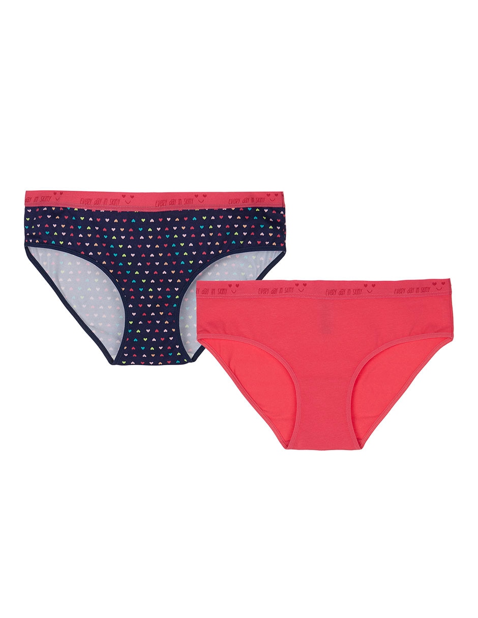 Set calzón de algodón para niña