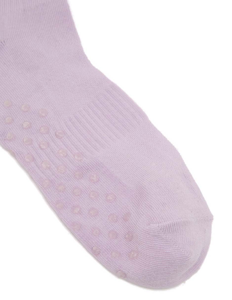 Set de calcetín antiderrapante de algodón para niña 3 pares 4