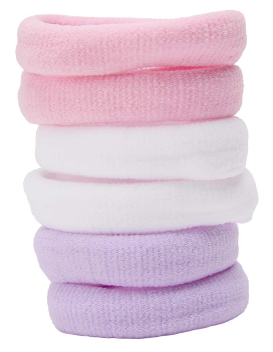 Set de calcetín antiderrapante de algodón para niña 3 pares 6