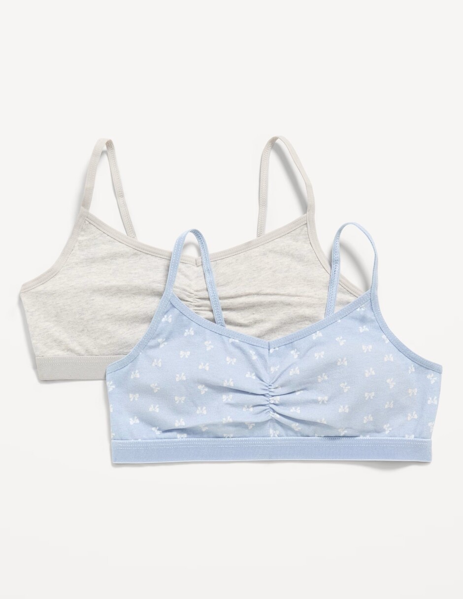 Set brassiere bralette para niña