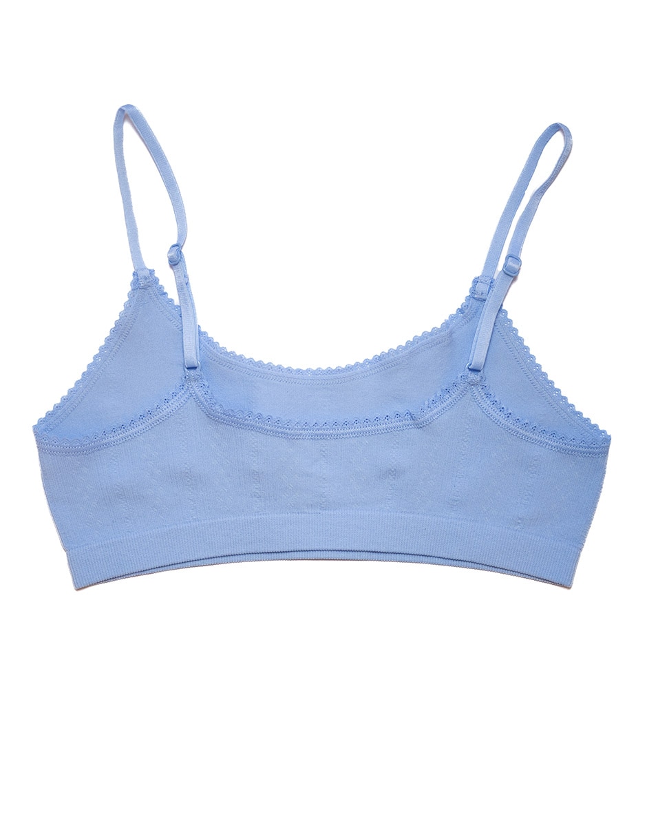 Set corpiño de algodón para niña 5