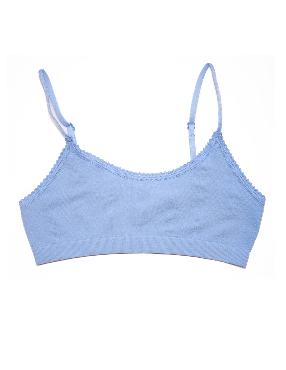 Set corpiño de algodón para niña 7