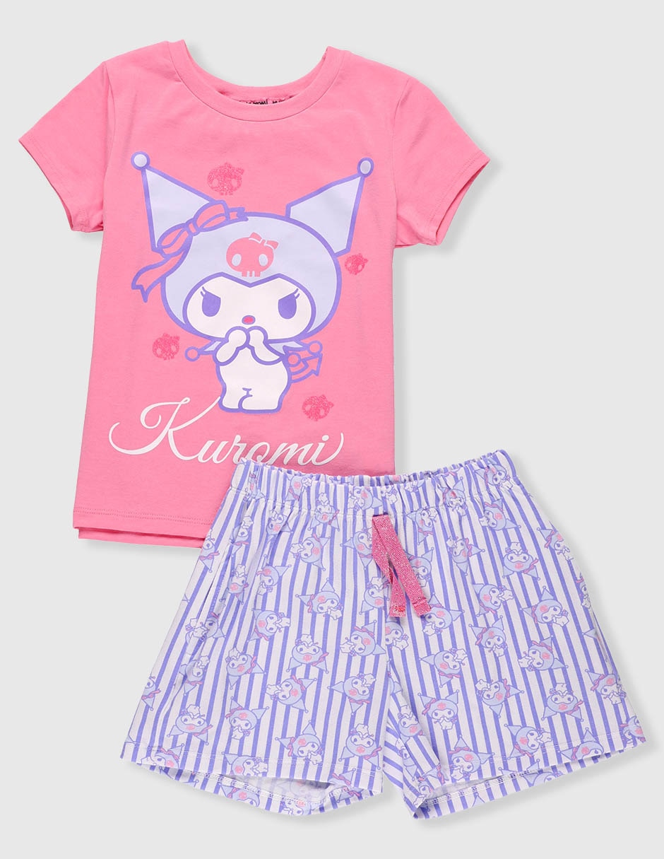 Conjunto pijama Kuromi Smile para niña Conjunto pijama Kuromi Smile para niña