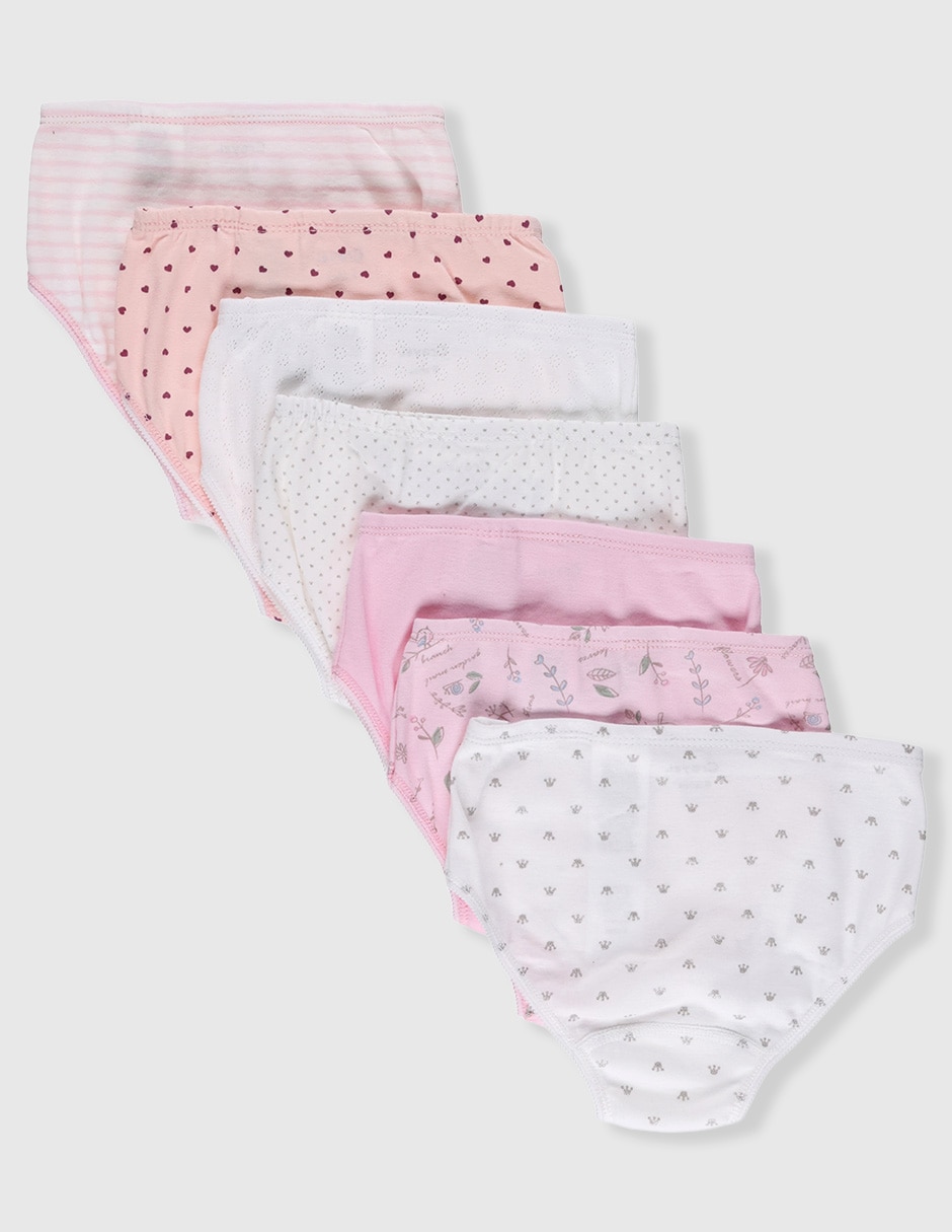 Set panty de algodón para niña 2