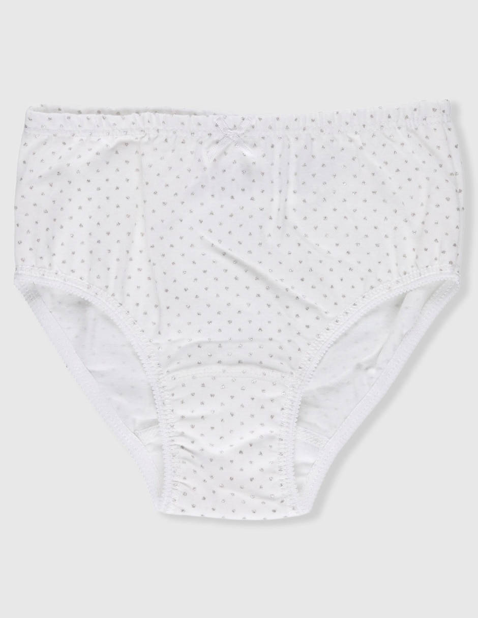 Set panty de algodón para niña 6