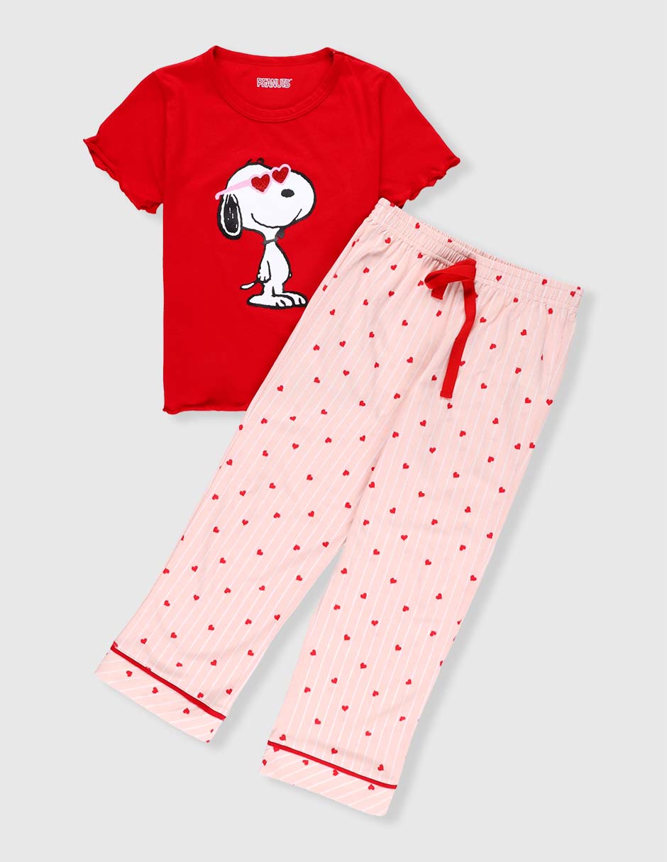 Set pijama Peanuts para niña 1