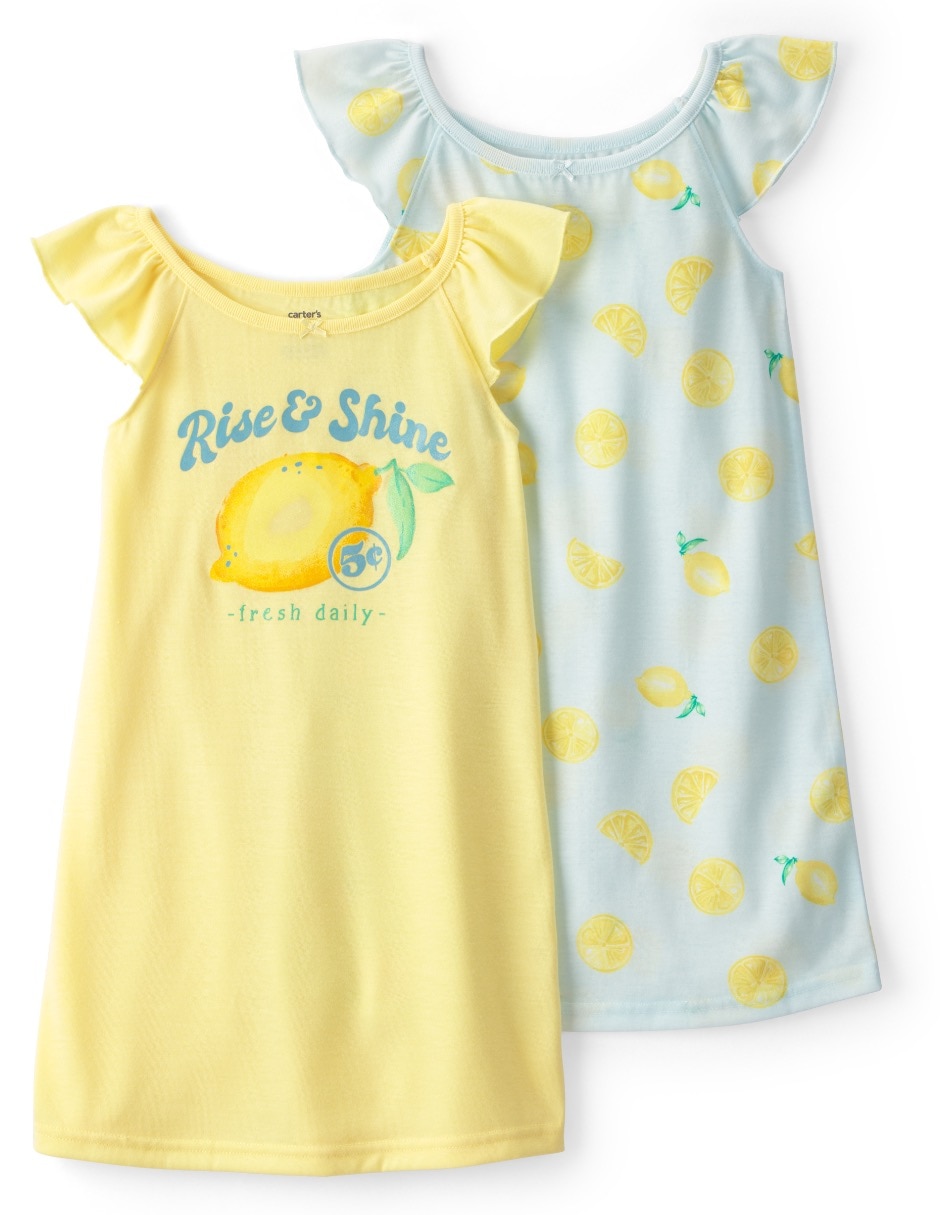 Set de camisón de algodón para niña